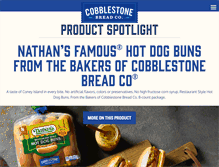 Tablet Screenshot of cobblestonebreadco.com